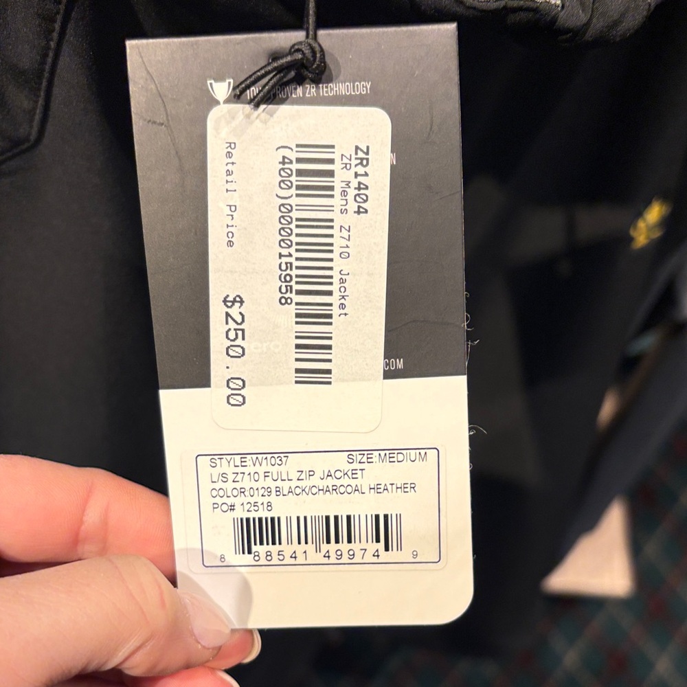 Zero Restriction Black and Gray Performance Jacke… - image 2